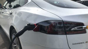 Model S Tesla Charger Lock for J1772 adapter locking at public chargers