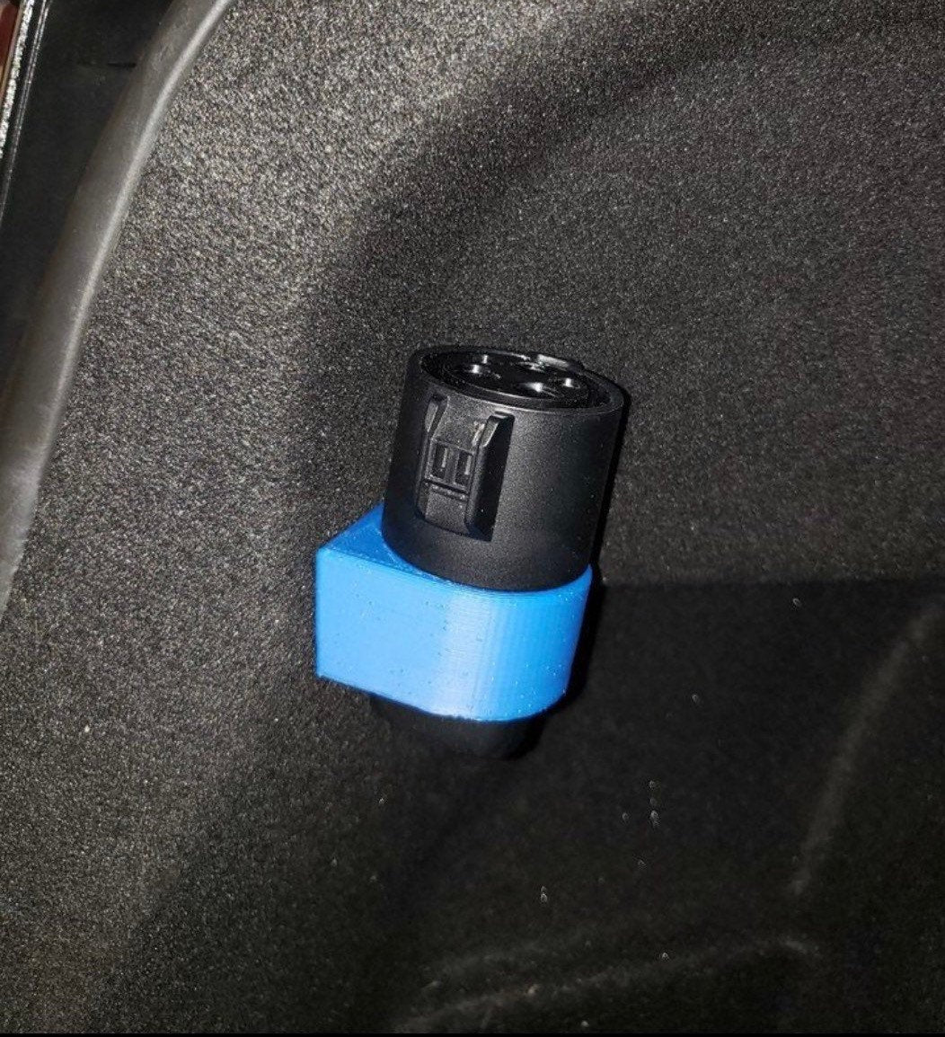 BLACK - Adapter Holder Organizer for J1772 Tesla Trunk – Tesla Charger Lock